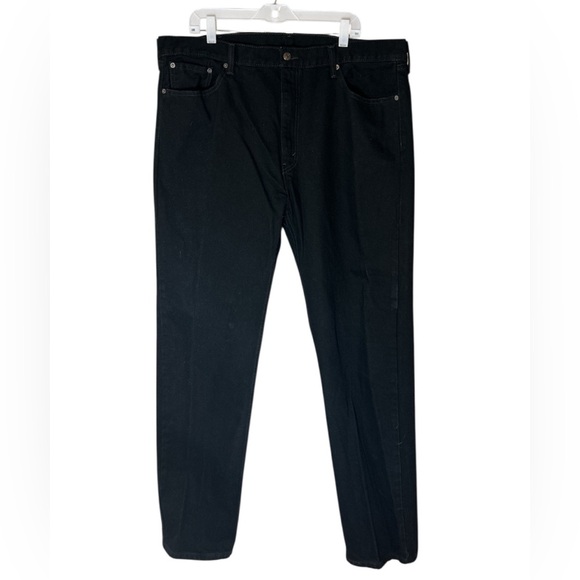 Levi's Black Jeans with Matte Finish and Seam Detailing 42 x 36 - Picture 1 of 5